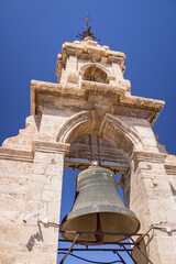Bell at the top of El Miguelete (Miguelete Tower), Valencia Cathedral, Valencia, Spain