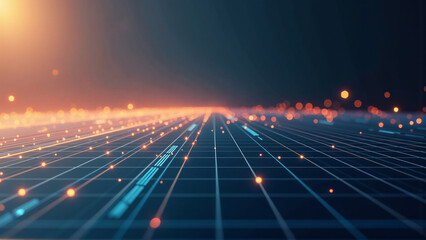 Corporate Horizon: Digital Data Streams Unfolding