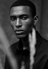 portrait of a handsome young man