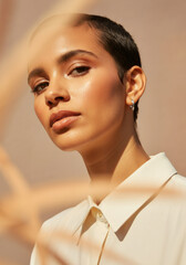 Portrait of a female model