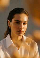 portrait of a young woman