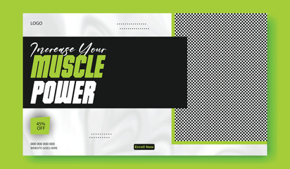 Modern Gym Fitness Social Media Template.
Professional Gym Flyer Design Template.
Fitness Club Promotional Poster Layout.
Gym Workout Instagram Post Template.
Bodybuilding and Training Banner Design.