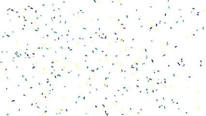 Festive confetti falling creates celebratory atmosphere, perfect for invitations or backgrounds.
