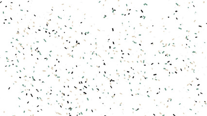 Elegant Confetti Explosion in Neutral Colors on White Background for Festive Celebrations