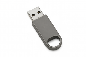 Usb flash drive holding digital data, offering portable memory storage for various files and information