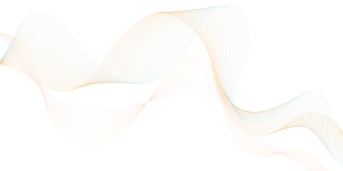 Abstract flowing wave lines in gradient colors of soft blue and golden yellow on a white background,
smooth curves creating a sense of motion and harmony, minimalistic modern design,
elegant and airy,