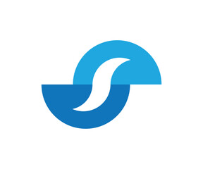 Letter S logo icon design illustration