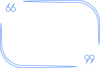 Quote box icon line style, including multicolor speech bubble frame, quotation border, chat outline, dialogue shape, and modern text message template vector.