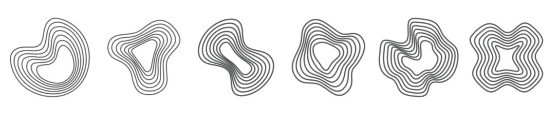 tree rings organic patterns topography line circles nature
