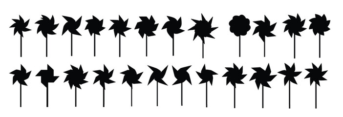 vane icons set cartoon vector breeze toy