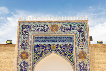 Emir Palace inside the Ark of Bukhara, an ancient fortress located in Bukhara city, Uzbekistan