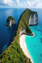 Secluded Tropical Island Paradise Pristine Beaches, Turquoise Waters, Lush Jungle Escape