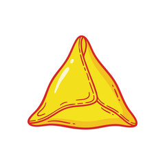 (Delicious Baked Treat Illustration. Bright yellow pastry artwork, perfect for culinary themes. This warm image evokes comfort, tradition, and homemade delights.)