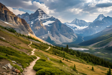 Obraz premium mountain landscape in the alps