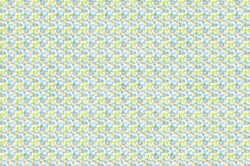 Abstract Pattern with Hidden Depth on Colorful Repeating Background