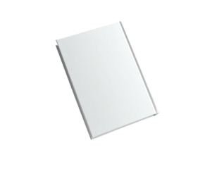 Angled shot of a clean, blank, rectangular surface with a subtly textured, reflective quality