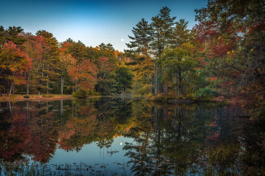 Howe State Park in Spencer in the Fall - Powered by Adobe