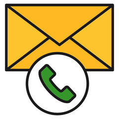 Email Support Icon For Design Elements