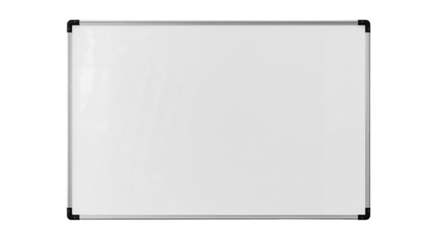 Whiteboard Office Presentation Blank Isolated