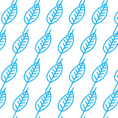 Diagonal Blue Leaf Pattern Background.eps