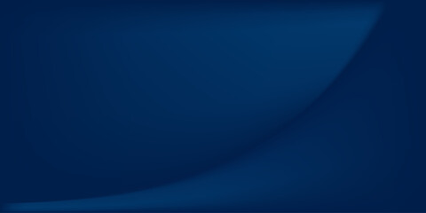 Obraz premium Abstract blue gradient background with smooth curved shapes and dark shadows. Fast moving 3d lines with soft shadow