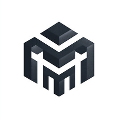Modern Minimalist Logo Design: Geometric Structure and Creative Abstract for Corporate Branding