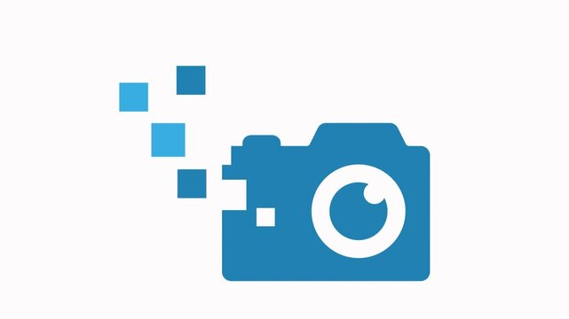 fhotography icon animation simple  flat