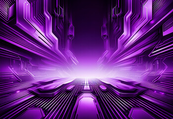 abstract purple background with rays