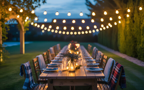 friendsgiving outdoor thanksgiving dinner gathering - Powered by Adobe