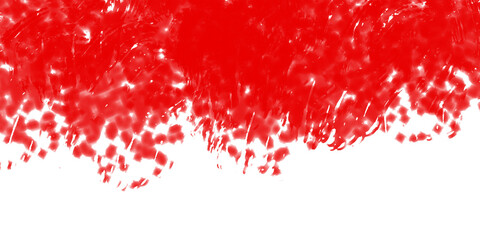 Vibrant red abstract texture evokes passion and energy with detailed pixelated patterns creating a modern visual appeal isolated on transparent background