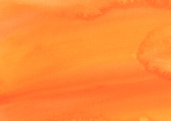 紙の質感のある鮮やかなオレンジの水彩の背景素材