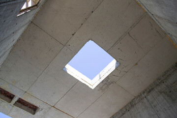 opening, window in a building structure