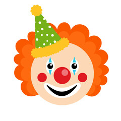 happy clown with a ball