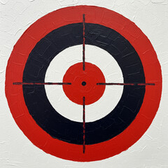 target, impusto oil painting, arrow,