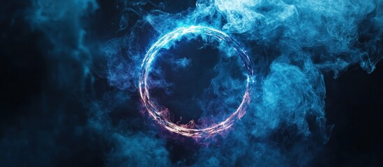 Abstract Glowing Circle