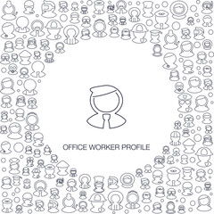 Office Worker Profile Icon