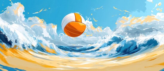 Beach Volleyball Summer Fantasy