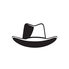 Minimalist Cowboy Hat Icon