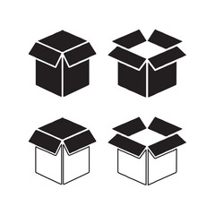 Document Box Office Supplies Icons