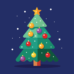 christmas tree vector