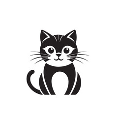 Minimal Cat Logo Clean Mono line Animal Design for Business or Creative Studio