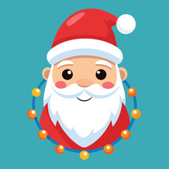 santa claus with a bag