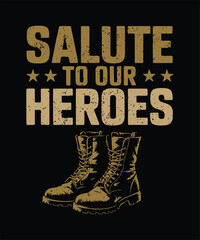 Proud Veterans Day T-Shirt Design | Honor Our Heroes Typography Vector | American Flag Soldier Graphic | Military Appreciation Gift | USA Army Veteran Pride | Freedom Isn’t Free Patriotic Art