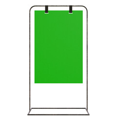 Portable Green Screen Display Stand with Transparent Background