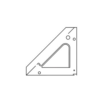 Minimal Outline of a Carpenter's Square