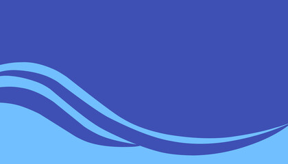 abstract blue wave