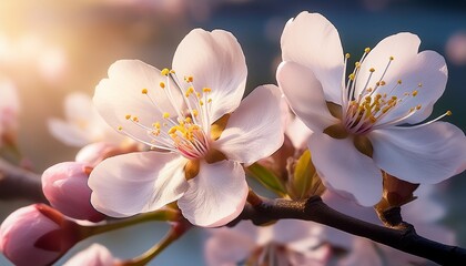 Obraz premium close up spring blossoms