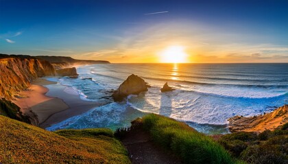coastal sunrise color palette