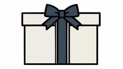 Simple gift box for packaging design, e-commerce and presentation projects
