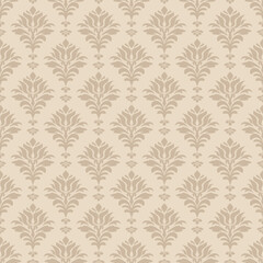 Vintage damask seamless pattern, elegant damask pattern vector wallpaper, classic damask pattern vector for Wallpaper, Fabric, Branding, Packaging, Invitations, Wedding, luxury design.
